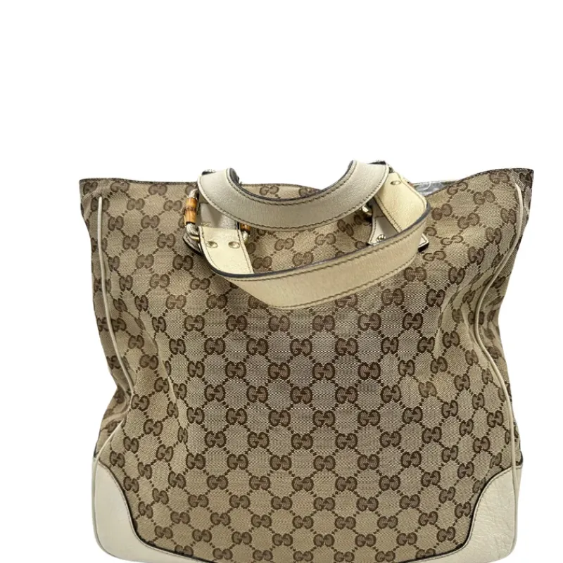 Borse A Spalla>Gucci Tote GG Bamboo