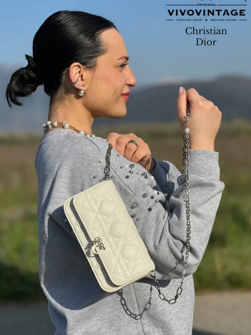 Borse A Tracolla>Dior Tracolla Caro Cannage