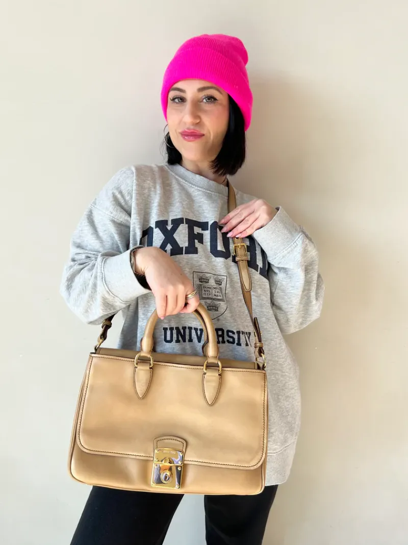 Borse A Mano>Miu Miu Tracolla cammello