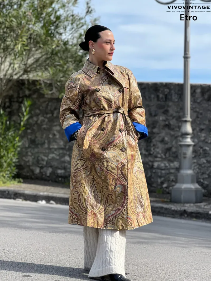 Abbigliamento>Etro Trench Taglia 42