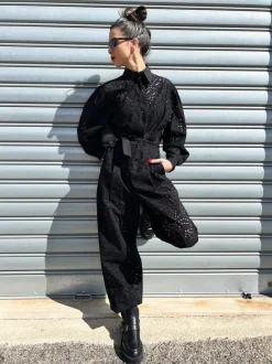 Abbigliamento>Alberta Ferretti Tuta traforata Tg 40