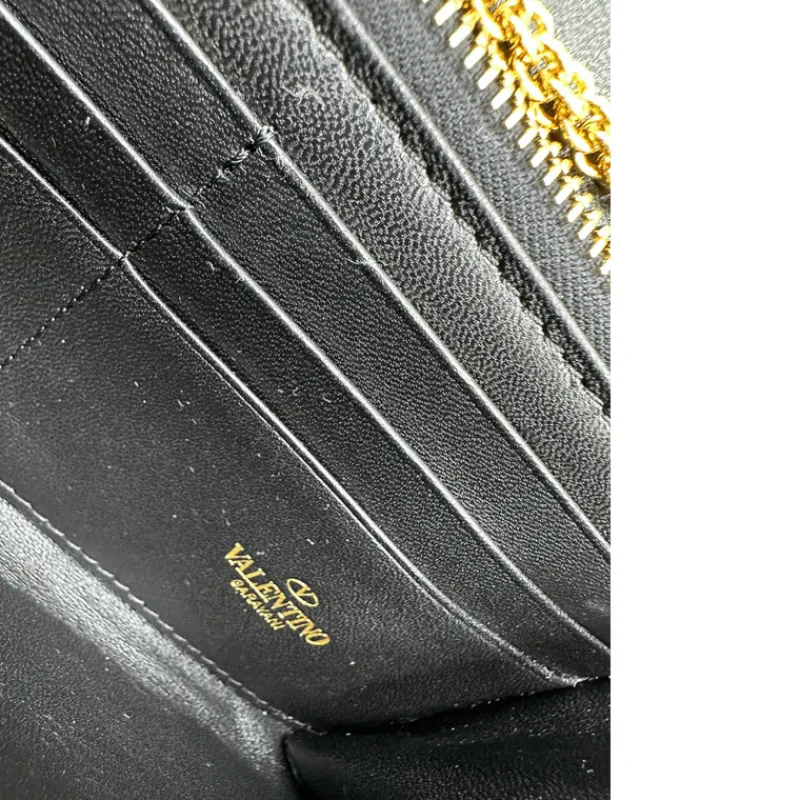 Portafogli|Borse A Tracolla>Valentino Garavani Wallet on chain Roman Stud VG