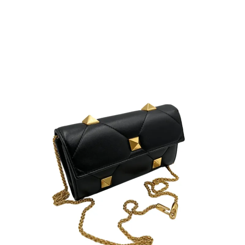 Portafogli|Borse A Tracolla>Valentino Garavani Wallet on chain Roman Stud VG