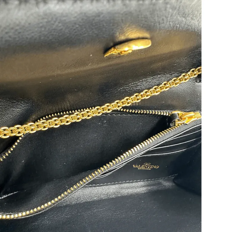 Portafogli|Borse A Tracolla>Valentino Garavani Wallet on chain Roman Stud VG