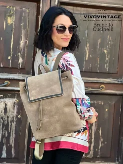 Zaini E Marsupi>Cucinelli Zaino Brunello