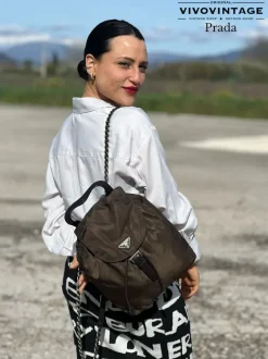 Zaini E Marsupi|Borse A Tracolla>Prada Zaino