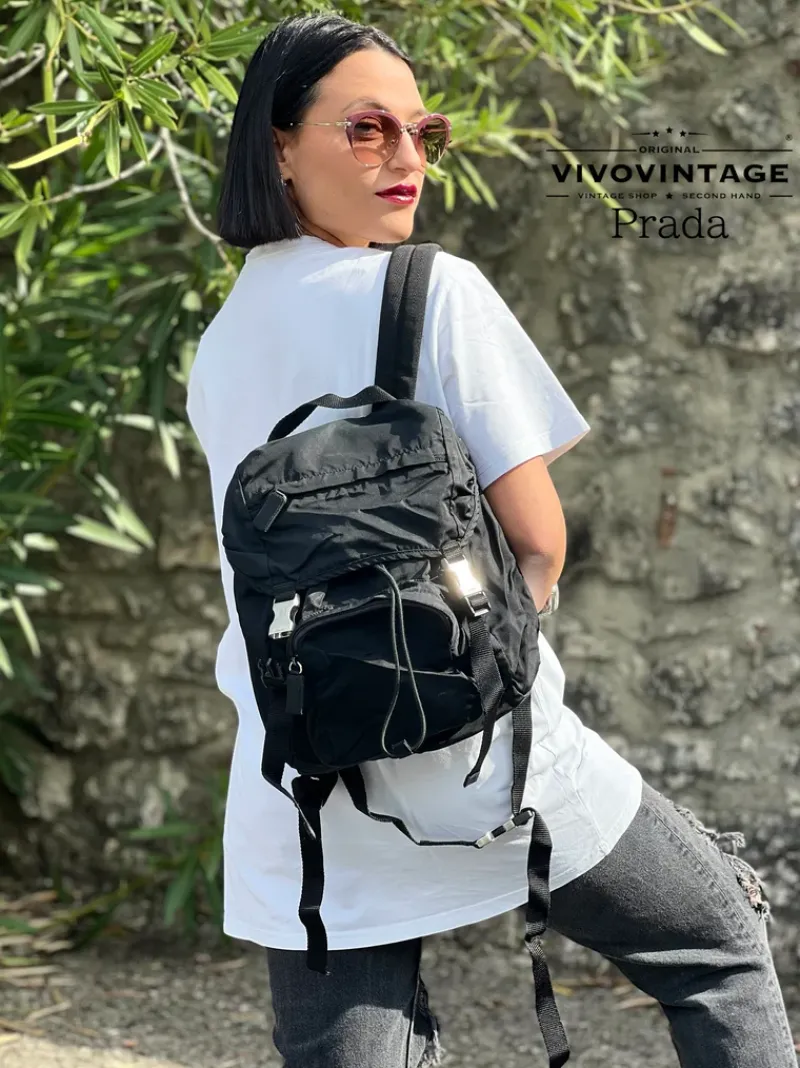Zaini E Marsupi|Borse A Spalla>Prada Zaino nylon